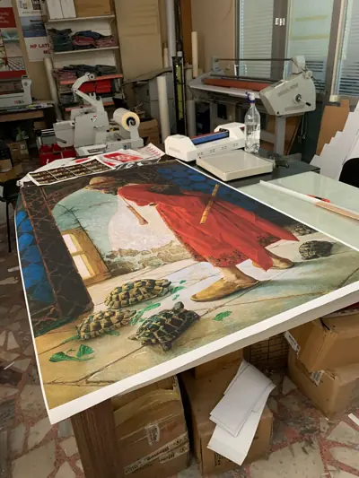 Bahçelievler İstanbul Print Center — branda / vinil baskı örneği