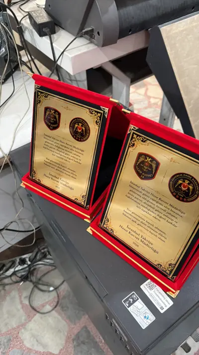 Bahçelievler İstanbul Print Center — kutulu plaket örnekleri