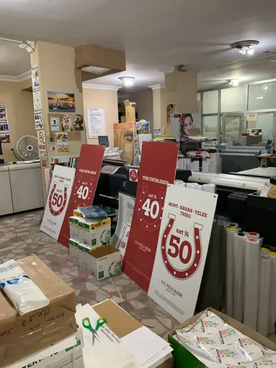 Bahçelievler İstanbul Print Center — uV baskılı tanıtım panoları